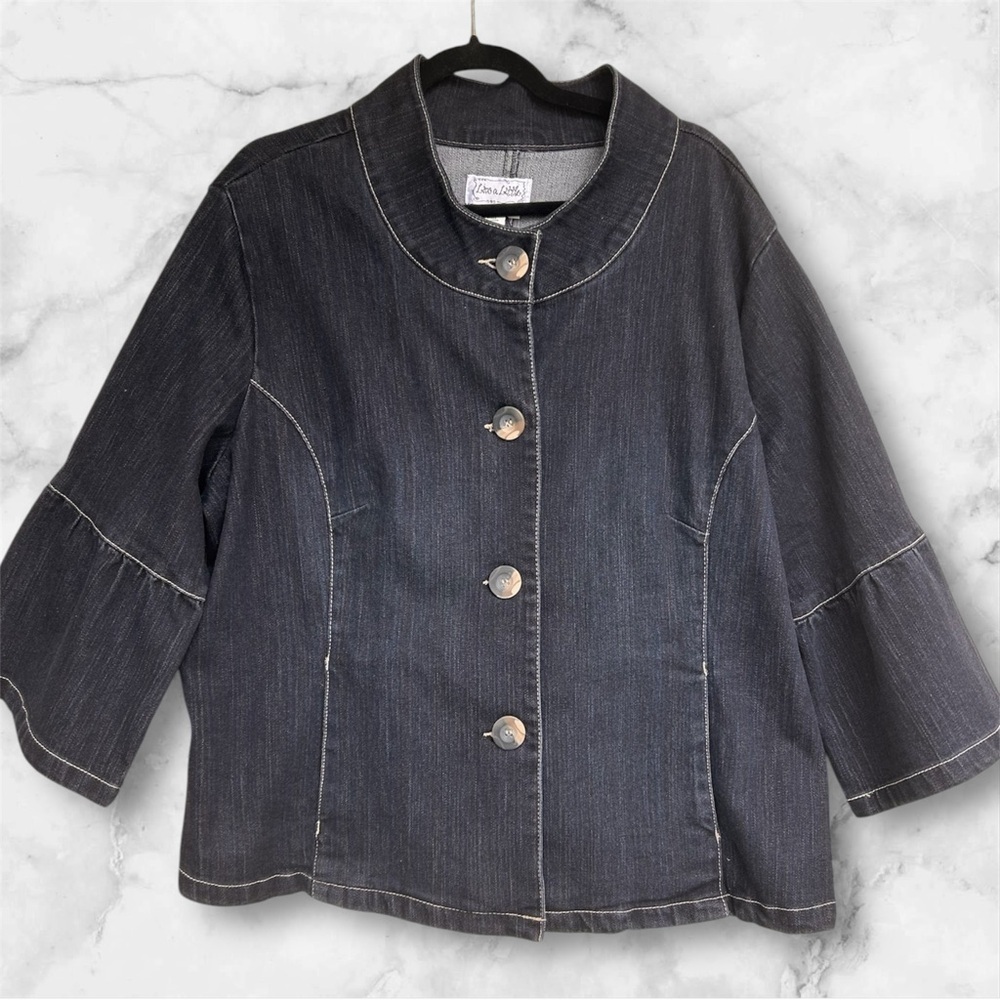 Live A Little plus size denim jacket sz 2x , 07